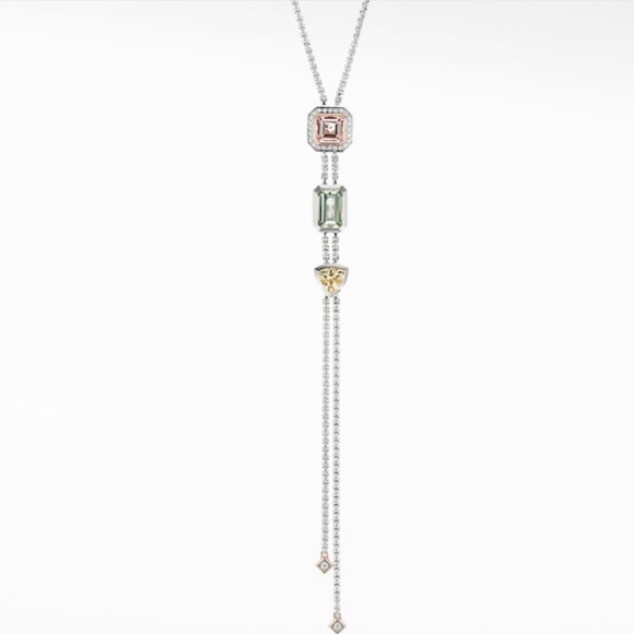 DAVID YURMAN STUNNING LARIAT NECKLACE WITH GEMSTONES ADJUSTABLE - Picture 11 of 11